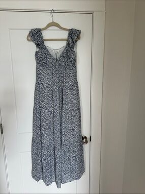 Blue Floral Maxi Dress Vici x Destiny